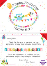 Giant Greeting Card Birthday 010 - 90cm x 60cm